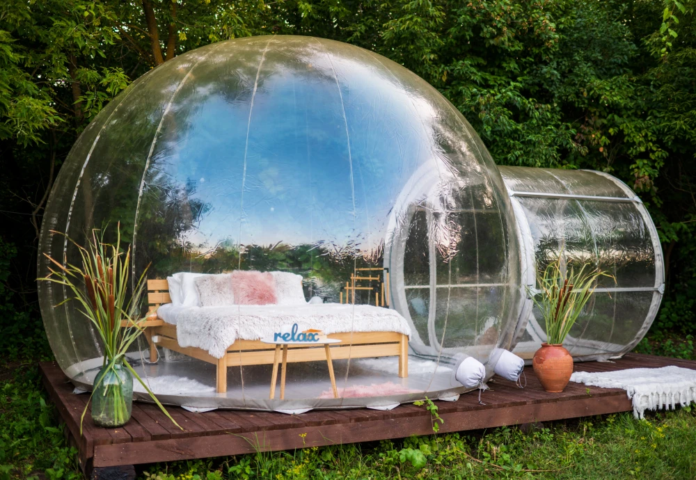 inflatable bubble tent camping